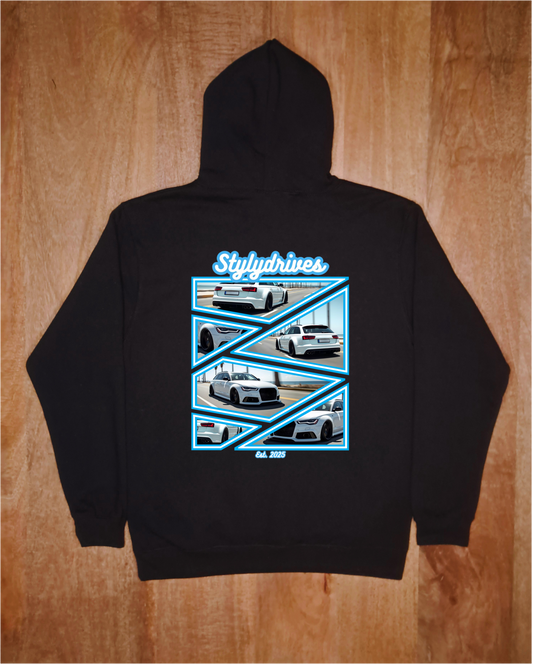 Neon Blue 6 | Hoodie | Zwart